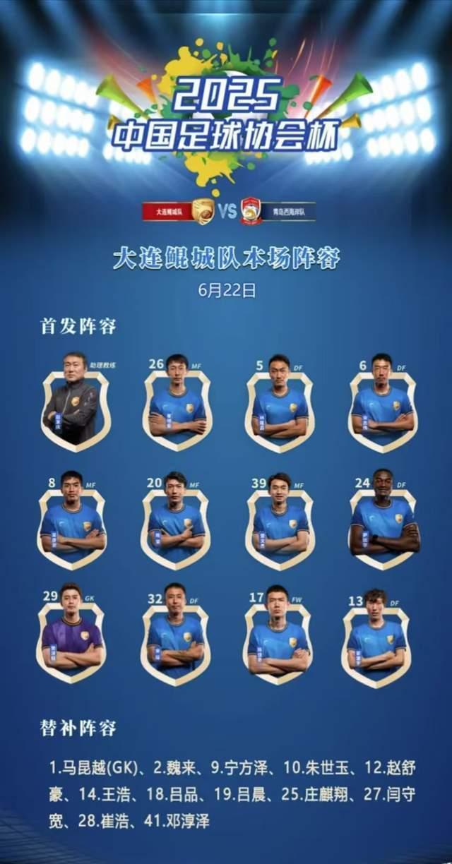 足协杯-阿齐兹传射戴维森建功西海岸2-0大连鲲城进8强